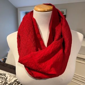 J. Jill Red Cotton Scarf